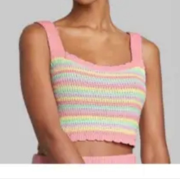 wild fable Tops Womens Scoop Neck Sweater Knit Tank Top Wild Fable